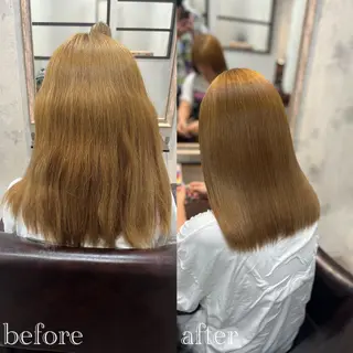セミロング ⚜髪質改善東京 エリア1🏅マコト⚜のヘアスタイル