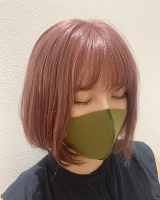 ショート カラー hubhair レイヤー/透明感のヘアスタイル