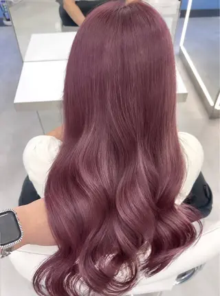 ロング ハイトーン🌟/ 暖色カラー/あこ🎀のヘアスタイル