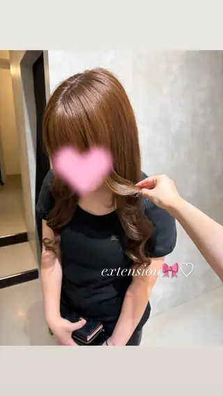 ロング chic  有山 美瑠のヘアスタイル