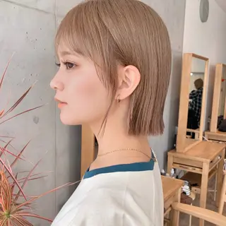ミディアム カラー Say. Reeのヘアスタイル