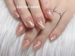 ネイル kao nail マグネット/長さだしのネイルデザイン