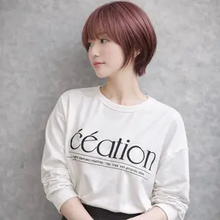 ショート カラー 一ノ瀬 暁のヘアスタイル