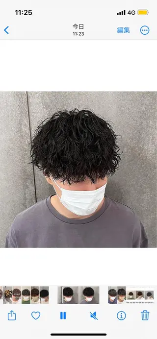 ショート パーマ メンズ 瀧野 翔吾【メンズ特化】のヘアスタイル