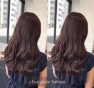 ロング カラー shiomiH/ HARUKAのヘアスタイル