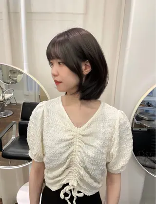 ミディアム カラー レイヤーカット🎀 kanaのヘアスタイル