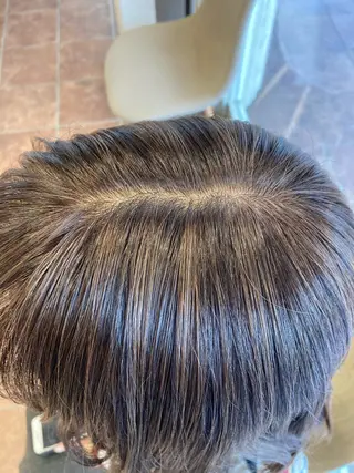 ロング カラー あやか 白髪ぼかしハイライトのヘアスタイル