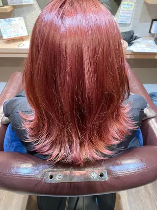 ミディアム カラー Lirino.Co RINKAのヘアスタイル
