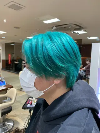 ショート カラー ブリーチ指名No.1 Daikiのヘアスタイル
