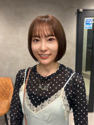 ショート カラー 🤍艶モテカラー♡ ブラウン🤍Rimiのヘアスタイル