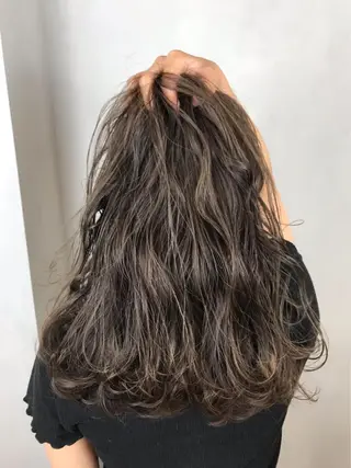 セミロング カラー BROCANTE立川 karasawa.nのヘアスタイル