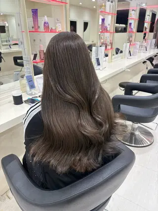 ミディアム カラー ヘアアレンジ 💟RINNA 艶カラー💟のヘアスタイル