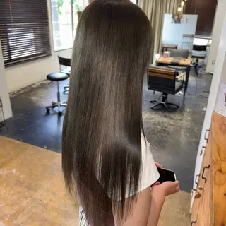 ロング カラー en:s/新潟/万代 *.+゚hinakoのヘアスタイル