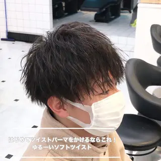 ミディアム カラー パーマ ヘアアレンジ メンズ キッズ メンズ特化美容師 aiの眉毛・アイブロウイメージ