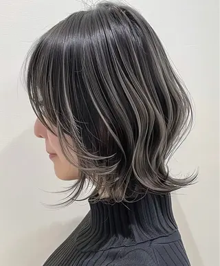 ミディアム カラー 佐藤優晟/カラー/ 癖毛ショート/表参道のヘアスタイル