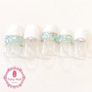 ネイル 💗🪽Tiary Nail🪽💗のネイルデザイン