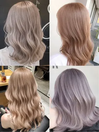 カラー 山口 祐美帆のヘアスタイル