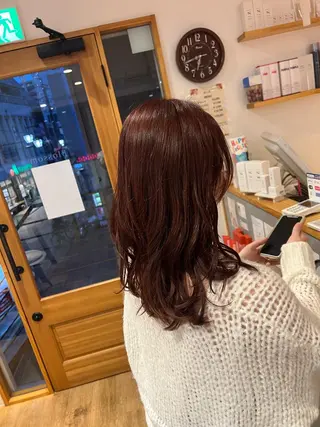 セミロング カラー Kazu .Kのヘアスタイル