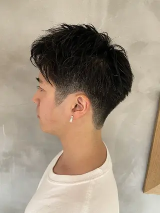 ショート メンズ 怪我の為1ヶ月程 お休みします🙇のヘアスタイル