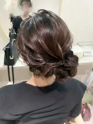 ヘアアレンジ セットサロンCURE 🩵あんみのヘアスタイル
