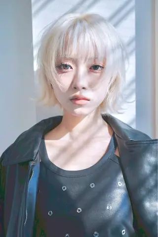 ミディアム カラー 撮影モデル募集【くび れショートボブ】馨のヘアスタイル