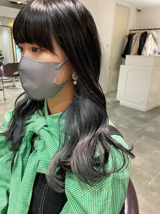 ロング カラー 大人ボブと似合 わせカラー/馬場 翼のヘアスタイル