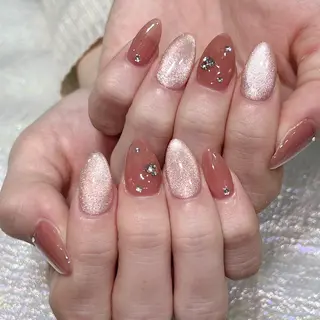 ネイル 🎀kira 長さだし💗モチ最高のネイルデザイン