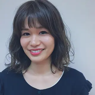 ミディアム カラー 山中 直輝のヘアスタイル