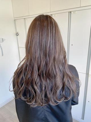 ロング カラー 植田 敬太のヘアスタイル