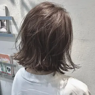 ショート カラー 髪質改善カラー韓国風 レイヤーtudaのヘアスタイル