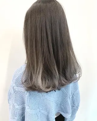 ミディアム カラー 無料カットモデル募集 スタイリスト石井大夢のヘアスタイル