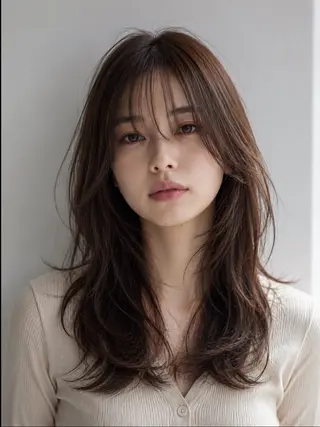 セミロング 艶髪診断で絶対綺麗✨ お悩み解決✨京谷宥✨のヘアスタイル