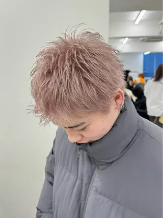 カラー メンズ ✨金沢No.1✨ カット最安値‼️のヘアスタイル