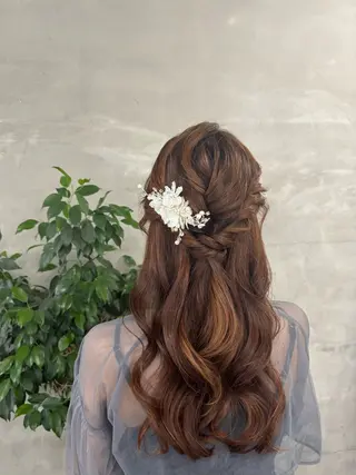 ロング ヘアアレンジ ✨透明感艶カラー ✨💍Yuri💍のヘアスタイル