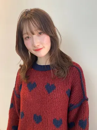 ミディアム カラー mai / linoah˚✧のヘアスタイル