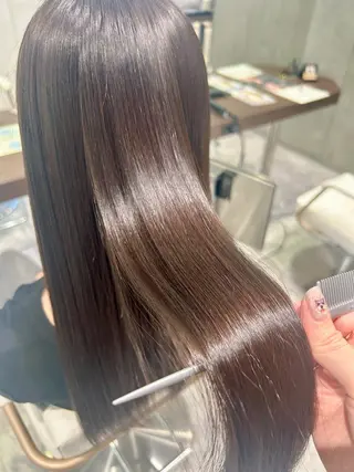 ロング レイヤーカット/艶 カラー　三浦菜々子のヘアスタイル