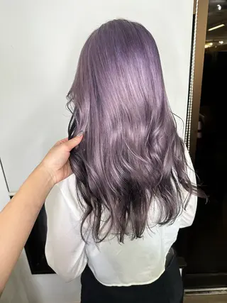 ミディアム ブリーチカラー🫧 森　凪沙のヘアスタイル
