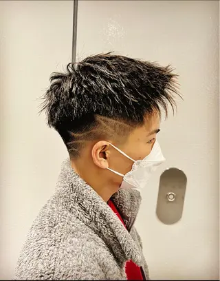 カラー パーマ メンズ メンズ専門 井藤 雅也のヘアスタイル