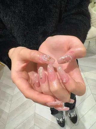 ネイル なぽ ❤︎長さだし / 韓国nailのネイルデザイン