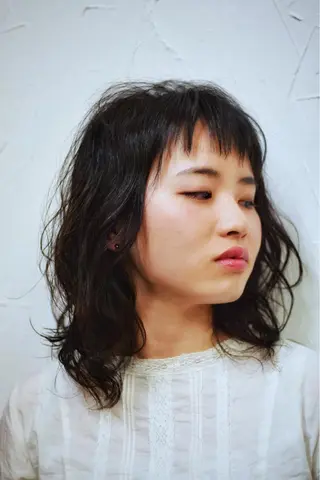 ミディアム パーマ Berry Berryのヘアスタイル