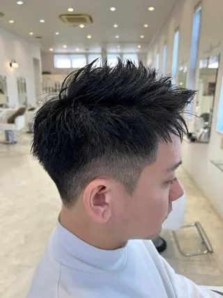 ショート ヘアアレンジ メンズ メンズカット/パーマ チバト　クウトのヘアスタイル