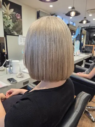 ミディアム カラー 関口 友菜のヘアスタイル