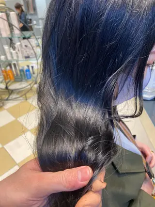 セミロング カラー 💜髪質改善美髪💜 星野清光のヘアスタイル