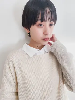 ショート カラー BASSA 下井草店のヘアスタイル