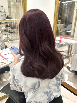 ロング カラー 透明感カラー 古山 結季🌙🖤のヘアスタイル