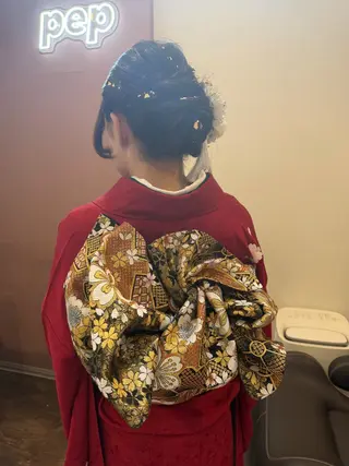 ロング ヘアアレンジ pep natsumiのヘアスタイル
