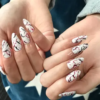ネイル 渋谷/チップ長さ出し 👑アプレgel-xのネイルデザイン