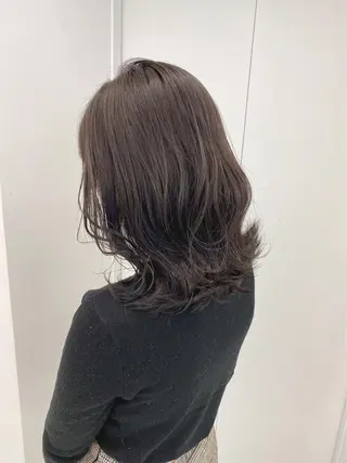 セミロング カラー キッズ 札幌透明感カラー Ryota🌻のヘアスタイル