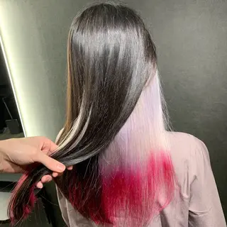 ロング カラー 🥀ケアブリーチ🥀 一ノ瀬🥀のヘアスタイル
