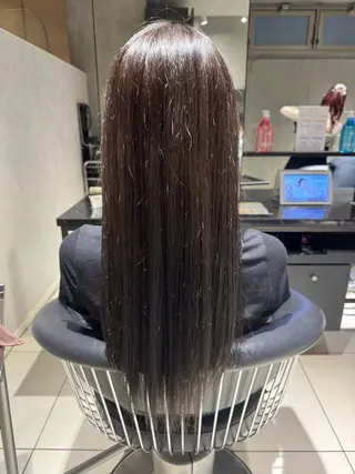 カラー 艶カラー 梨菜💜のヘアスタイル